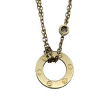 カルティエ Cartier ラブサークルネックレス2Pダイヤ ゴールド Au750 ジュエリー