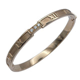 ティファニー TIFFANY＆CO アトラスブレス ピンクゴールド Au750 ダイヤモンド ジュエリー