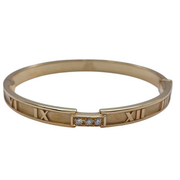 ティファニー TIFFANY＆CO アトラスブレス ピンクゴールド Au750 ダイヤモンド ジュエリー