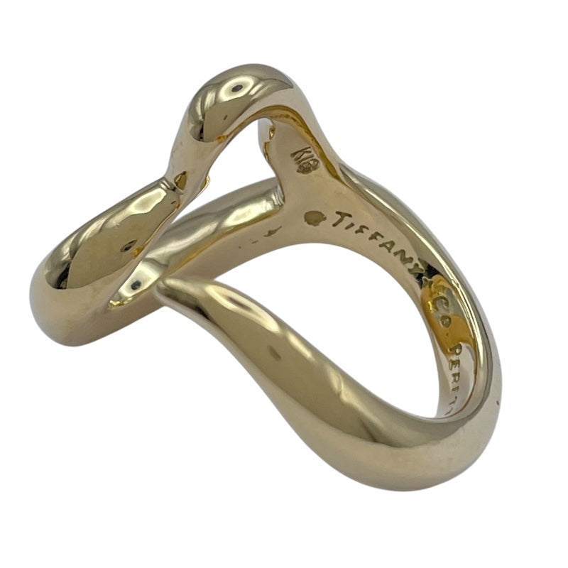 ティファニー TIFFANY＆CO オープンハートリング ゴールド K18 ジュエリー