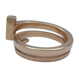 ティファニー TIFFANY＆CO Tスクエアラップリング ピンクゴールド Au750 ダイヤモンド ジュエリー