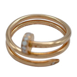 カルティエ Cartier ジュストアンクルリングダブル ピンクゴールド Au750 ジュエリー