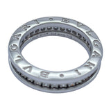 ブルガリ BVLGARI ビーゼロワンリング1バンド(XS) ホワイトゴールド 750 ジュエリー