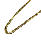 喜平8面トリプルネックレス ゴールド K18 ジュエリー