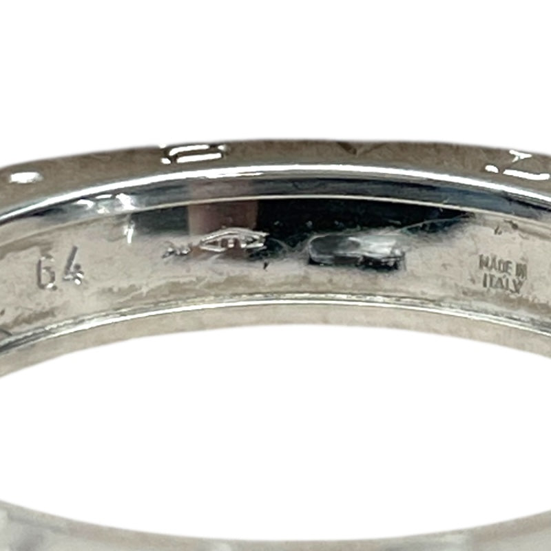 ブルガリ BVLGARI ビーゼロワンリング1バンド(XS) ホワイトゴールド Au750 ジュエリー
