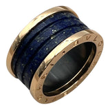 ブルガリ BVLGARI ビーゼロワンリング4バンド(M) ピンクゴールド Au750 ジュエリー