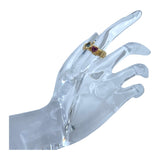 ブルガリ BVLGARI トゥボガスリング ゴールド 750 ブルートパーズ ジュエリー