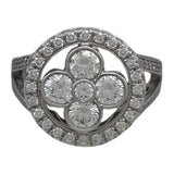 ルイ・ヴィトン LOUIS VUITTON バーグブロッサムリング GM ホワイトゴールド Au750 ダイヤモンド　 ジュエリー