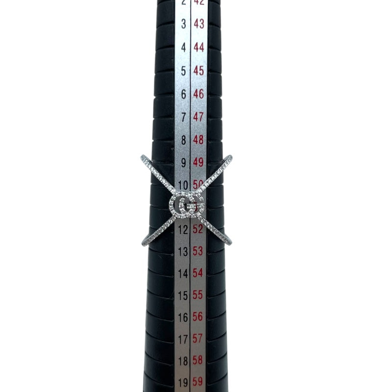 グッチ GUCCI GGランリングリング ホワイトゴールド Au750 ダイヤモンド　 ジュエリー