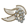 ミキモト MIKIMOTO アコヤブローチ イエロートゴールド K14 パール ジュエリー