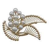 ミキモト MIKIMOTO アコヤブローチ イエロートゴールド K14 パール ジュエリー
