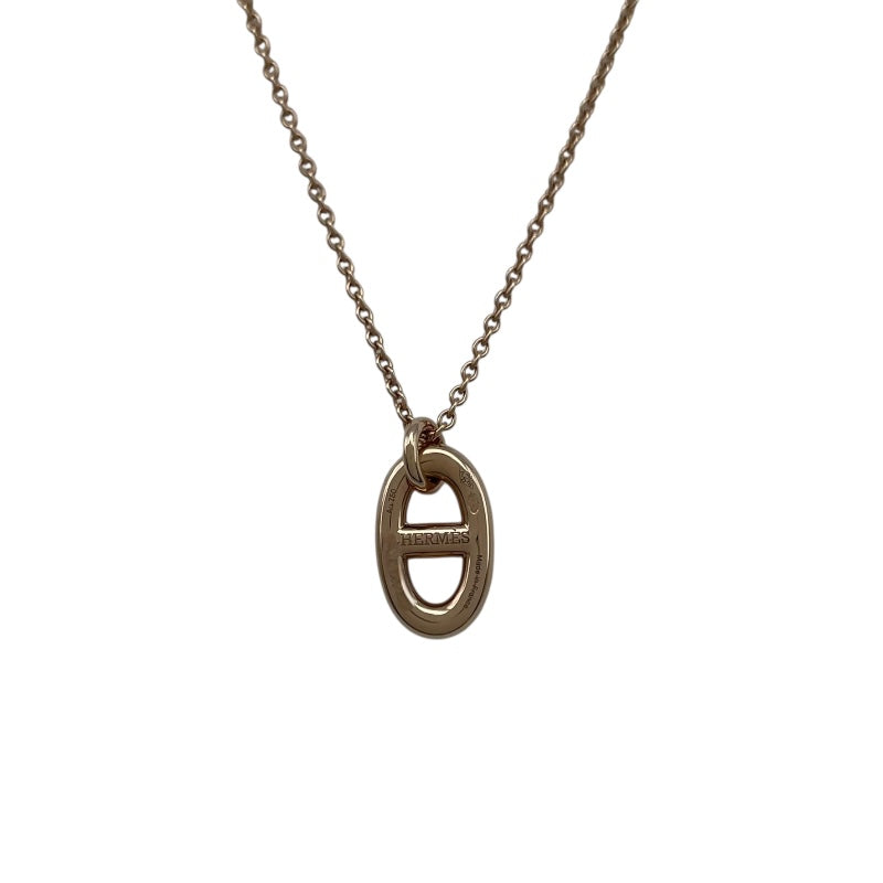 エルメス HERMES ファランドールネックレス ピンクゴールド Au750