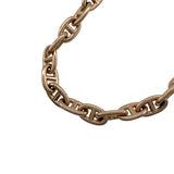 エルメス HERMES シェーヌダンクルネックレス MM 36コマ ピンクゴールド Au750 ジュエリー