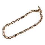 エルメス HERMES シェーヌダンクルネックレス MM 36コマ ピンクゴールド Au750 ジュエリー