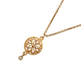 エルメス HERMES シェーヌダンクル パスレルネックレス ピンクゴールド Au750 ダイヤモンド　 ジュエリー