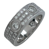 カルティエ Cartier ラブリング パヴェダイヤ ホワイトゴールド Au750 ダイヤモンド　 ジュエリー