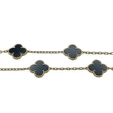 ヴァンクリーフ＆アーペル Van Cleef & Arpels ヴィンテージアルハンブラ10モチーフネックレス ゴールド Au750 ジュエリー