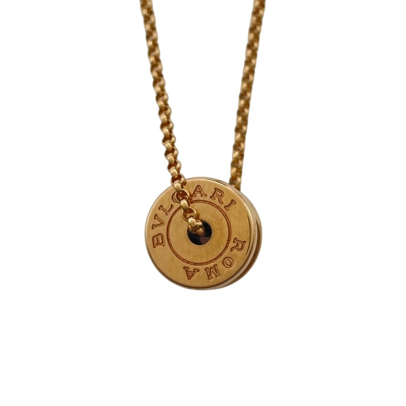ブルガリ BVLGARI 15.7gビーゼロワンエレメント ネックレスK18WG ブルガリ BVLGARI ビーゼロワンエレメントネックレス ピンクゴールドx