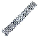 サファイアブレス ホワイトゴールド K18WG ジュエリー