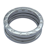 ブルガリ BVLGARI ビーゼロワンリング3バンド(S) ホワイトゴールド 750 ジュエリー