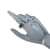 ブルガリ BVLGARI ビーゼロワンリング3バンド(S) ホワイトゴールド 750 ジュエリー