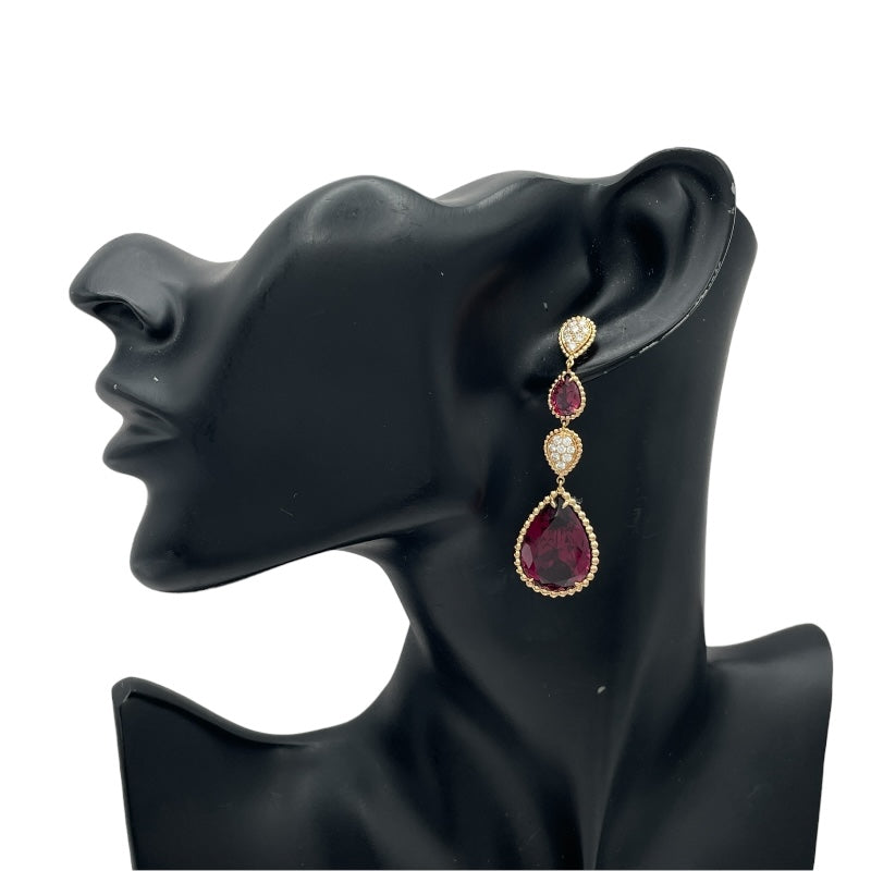 ブシュロン BOUCHERON セルパンボエムピアス ピンクゴールド 750