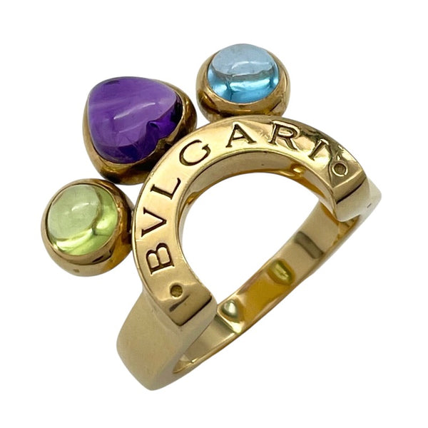 ブルガリ BVLGARI アレグラリング 11号 K18YG ジュエリー