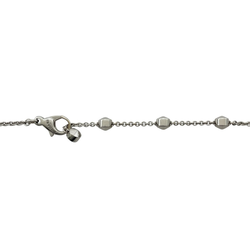 ブルガリ BVLGARI ルチアラテンクロスネックレス ホワイトゴールド 750