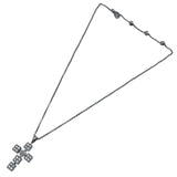 ブルガリ BVLGARI ルチアラテンクロスネックレス ホワイトゴールド 750 ダイヤモンド ジュエリー