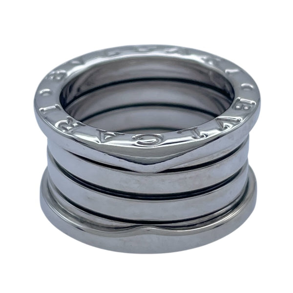 ブルガリ BVLGARI ビーゼロワンリング4バンド(M) ホワイトゴールド 750 ジュエリー