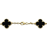 ヴァンクリーフ＆アーペル Van Cleef & Arpels ヴィンテージアルハンブラロングネックレス ゴールド G750 ジュエリー