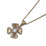 ブルガリ BVLGARI フィオレヴァーネックレス ピンクゴールド Au750 ジュエリー