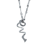 ダイヤモンドネックレス ホワイトゴールド K18WG ジュエリー