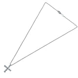 ハリーウィンストン HARRY WINSTON ペアシェイプミニクロスネックレス プラチナ Pt950 ジュエリー