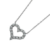 ティファニー TIFFANY＆CO センチメンタルハートネックレス プラチナ Pt950 ジュエリー