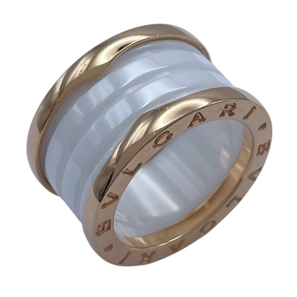 ブルガリ BVLGARI ビーゼロワンリング4バンド(M) ゴールド Au750