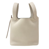 エルメス HERMES ピコタンロックPM K刻 クレ シルバー金具 トリヨン レディース ハンドバッグ