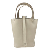 エルメス HERMES ピコタンロックPM K刻 クレ シルバー金具 トリヨン レディース ハンドバッグ