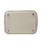 エルメス HERMES ピコタンロックPM K刻 クレ シルバー金具 トリヨン レディース ハンドバッグ