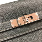 エルメス HERMES ケリー25 K刻 ヴェールマングローブ シルバー金具 トゴ レディース ハンドバッグ