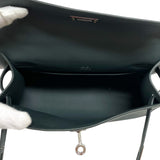 エルメス HERMES ポシェットケリー K刻 ヴェールマングローブ シルバー金具 スイフト レディース ハンドバッグ