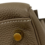 エルメス HERMES ケリー28 内縫い D刻 エトゥープ ゴールド金具 トゴ レディース ハンドバッグ ショルダーバッグ