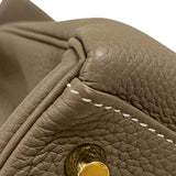 エルメス HERMES ケリー28 内縫い D刻 エトゥープ ゴールド金具 トゴ レディース ハンドバッグ ショルダーバッグ