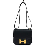 エルメス HERMES コンスタンス3ミニ K刻 ブラック ゴールド金具 エプソン レディース ショルダーバッグ