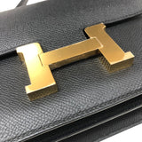 エルメス HERMES コンスタンス3ミニ K刻 ブラック ゴールド金具 エプソン レディース ショルダーバッグ