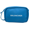 バレンシアガ BALENCIAGA エブリディカメラバッグ 489812 ブルー レザー ユニセックス ショルダーバッグ