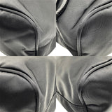 ヴェルサーチ VERSACE ナイロン ドローストリングス ショルダーバッグ ブラック× ナイロン レディース ショルダーバッグ