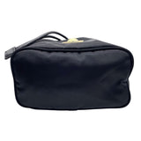 ヴェルサーチ VERSACE ナイロン ドローストリングス ショルダーバッグ ブラック× ナイロン レディース ショルダーバッグ