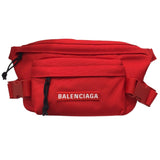 バレンシアガ BALENCIAGA ski ベルトバッグ 770881 レッド ナイロン メンズ ボディバッグ