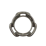 エルメス HERMES ルガデスカーフリング メタル/SV ユニセックス その他小物